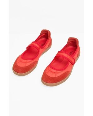 Charlotte Stone Garcia Ballet Sneaker - Red
