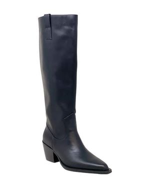 Shu Shop Vienna Knee High Western Boot - Blue