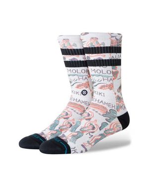 Stance Lei Lei Crew Socks - Gray
