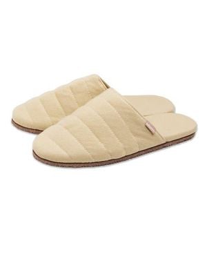feel good Quilted Mule Slipper House Shoes - Natural