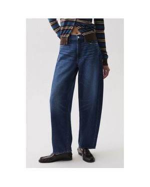 Pistola Sacha High Waist Wide Leg Jeans - Blue
