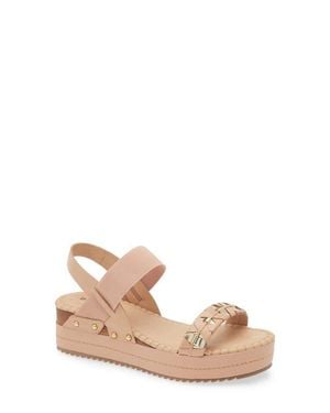 BOTTER Melinda Slingback Platform Wedge Sandal - Natural