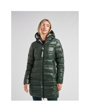 Jacket R4D Tramline Hooded Puffer Coat - Green