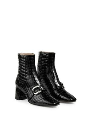 LK Bennett Nadima Oloid Bootie - Black