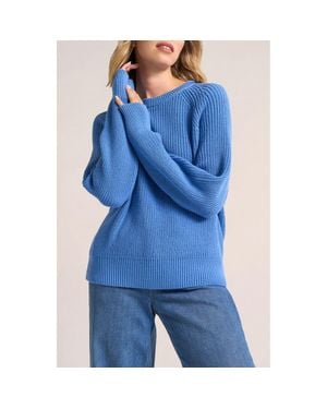 Matty M Pepper Pullover Sweater - Blue
