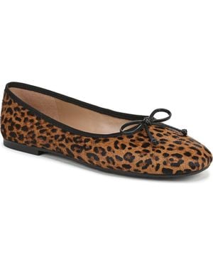 Sam Edelman Alie Genuine Calf Hair Ballet Flat - Brown