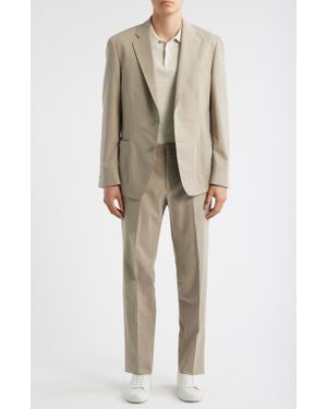 Vince Iker Cotton Blend Suit - Natural