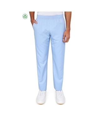 Con.struct Regular Fit Diamond Print Drawstring Recycled Performance Golf Pants - Blue