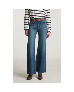 Mavi Grace Mid Rise Flare Jeans - Blue