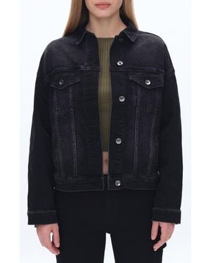 Bayeas Oversize Denim Jacket - Black