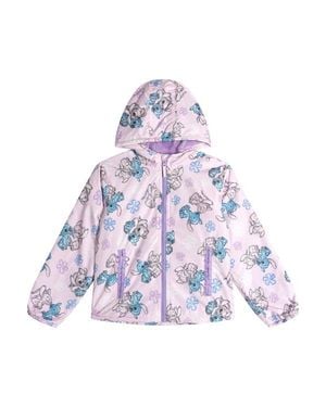 Disney Lilo & Stitch Hooded Zip-Up Rain Jacket - Blue