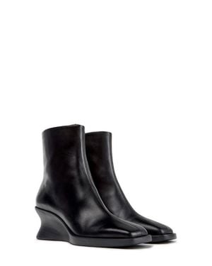 Camper Louise Wedge Boot - Black