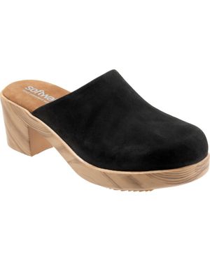 Softwalk Felida Platform Mule - Black