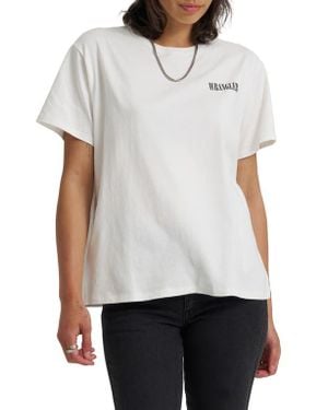 Wrangler Cowboy Logo Graphic T-Shirt - White
