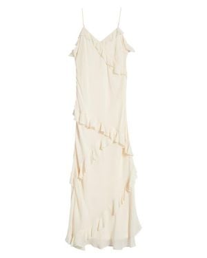 LoveShackFancy Kids' Rialto Ruffle Party Slipdress - White