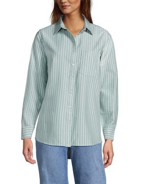 Lands' End Oxford Shirt - Blue