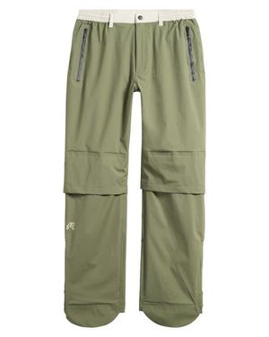 Malbon Golf Flint Foraging Rain Pants - Green