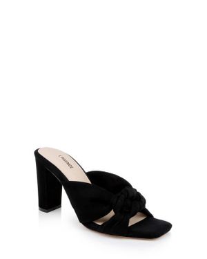L'Agence Leonie Slide Sandal - Black