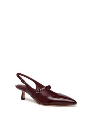 PAIGE Maggy Slingback Pointed Toe Pump - Brown