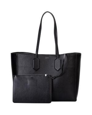 BOSS Liriel Faux Leather Shopper Bag - Black