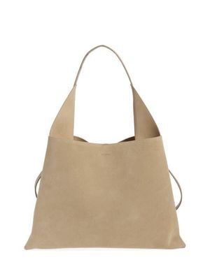 REE PROJECTS Large Clare Suede Tote - Natural