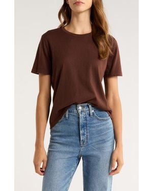 Rails Cotton & Cashmere Top - Brown