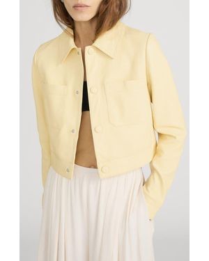 FRAME The Leather Jacket - Natural