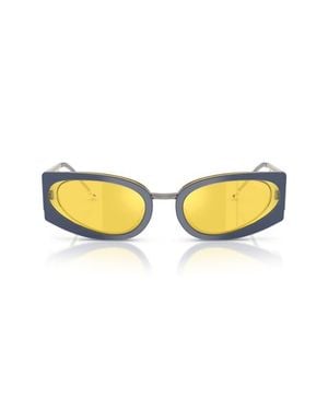 DIESEL 54Mm Cat Eye Sunglasses - Yellow