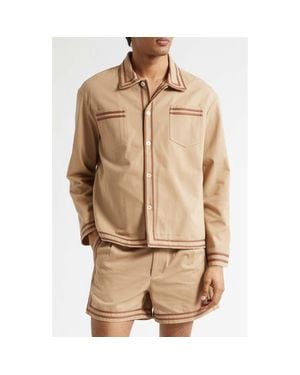 Bode Canteen Overshirt - Natural