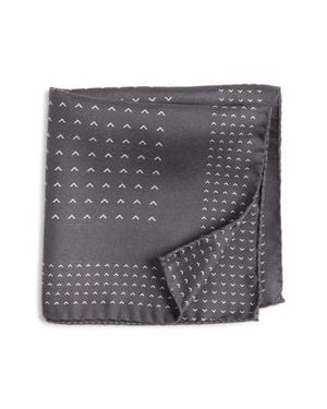 Jack Victor Mr. Vic Dot Pocket Square - Gray
