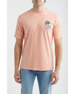 Boardies Paradise Cotton Graphic T-Shirt - Blue