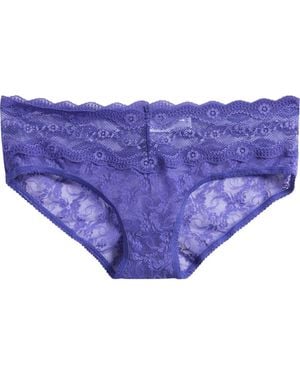 B.tempt'd 'Lace Kiss' Hipster Briefs - Purple