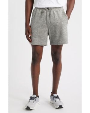 Zella Waffle Knit Shorts - Gray