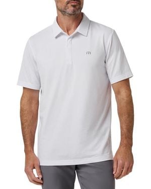 Travis Mathew Heater Performance Jersey Polo - White