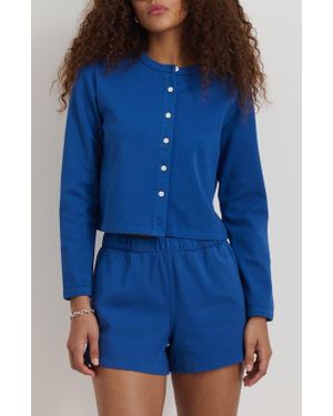Alex Mill Coco Sport Stretch Cotton Cardigan - Blue