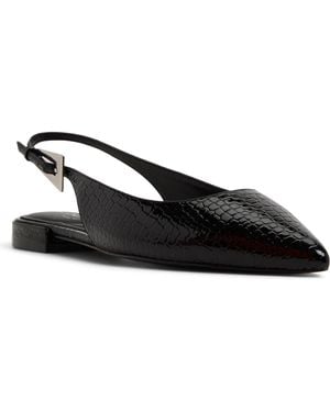 ALDO Kristell Pointed Toe Slingback Flat - Black