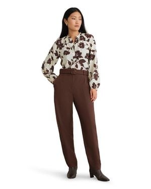 Hobbs Sherry Blouse - Brown