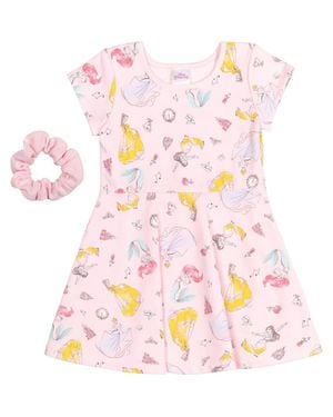Disney Skater Dress & Scrunchie Set - Pink