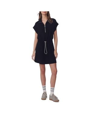 Varley Avaya Half-Zip Minidress - Blue