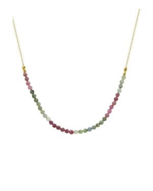 Murkani Tourmaline Necklace - Metallic
