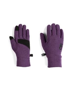 Outdoor Research Trail Mix Fleece Gloves - Purple