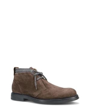 Ron White Nevin Water Resistant Lace-Up Boot - Brown