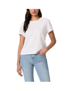 PAIGE Haven Pima Cotton T-Shirt - Blue