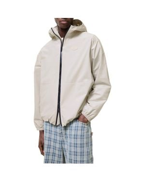 Burberry Nylon Clapton Hooded Jacket - Gray