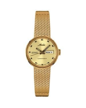 MIDO Commander 1959 Automatic Mesh Strap Watch, 23.5Mm - Metallic