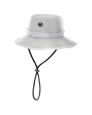 Nike Penn State Nittany Lions 2025 Sideline Apex Boonie Performance Bucket Hat - Gray