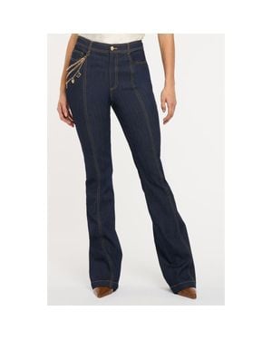 Cinq À Sept Love Token Shailene Flare Jeans - Blue