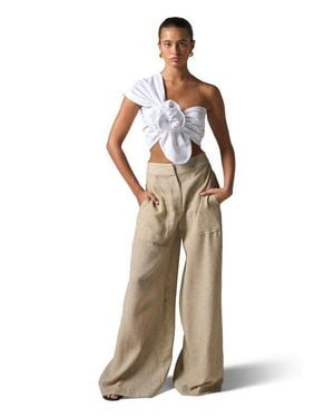 JBQ Camelia Top - White
