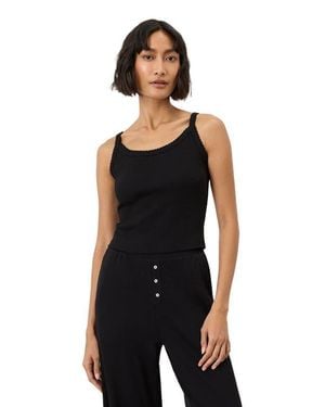 Pact Dream Rib Cami Made With Organic Cotton - Black