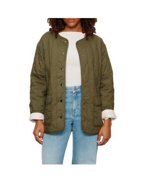 Sanctuary Reversible Cotton Quilted Jacket - Green